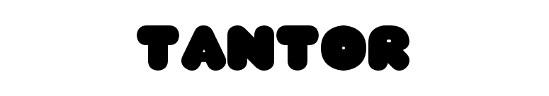 TANTOR font preview