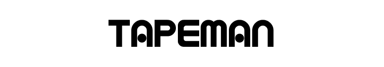 TAPEMAN font preview