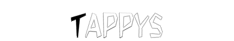 Tappys font preview