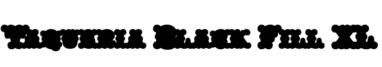 Taqueria Black Fill XL font preview