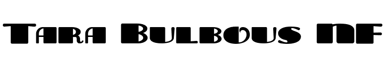 Tara Bulbous NF font preview