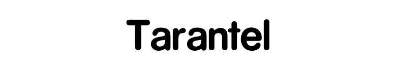 Tarantel font preview