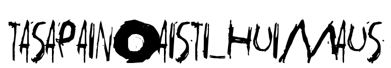 tasapainoaisti_huimaus font preview