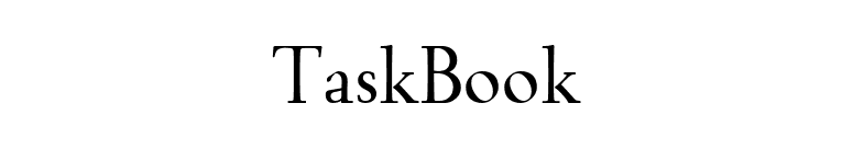 TaskBook font preview