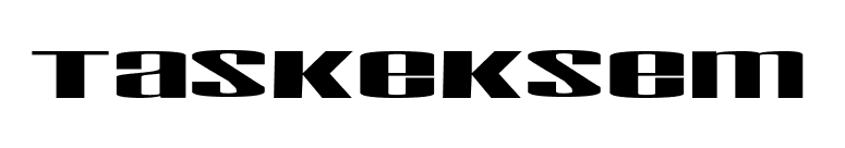 Taskeksem font preview