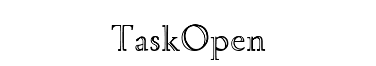 TaskOpen font preview