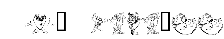 TazTheDevil font preview