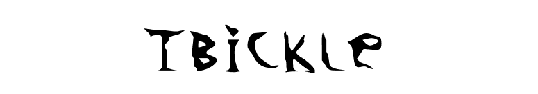 TBickle font preview