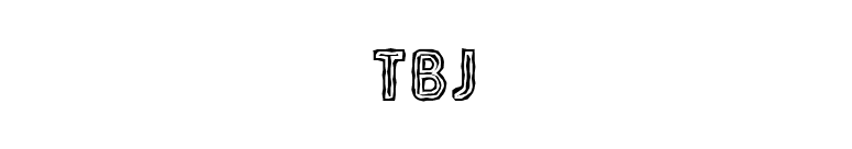TBJ font preview