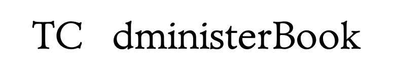 TCAdministerBook font preview