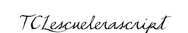TCLescuelerascript font preview