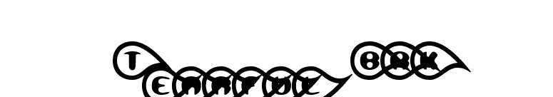 Tearful BRK font preview