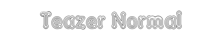 Teazer Normal font preview