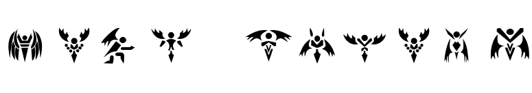 Tech Angels font preview