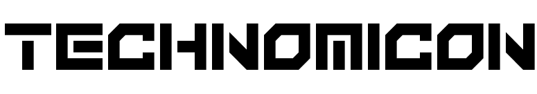 Technomicon
 font preview