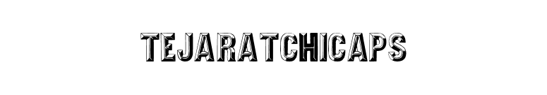 TejaratchiCaps font preview
