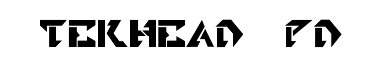 TekHead PD font preview