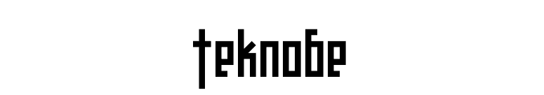 Teknobe font preview