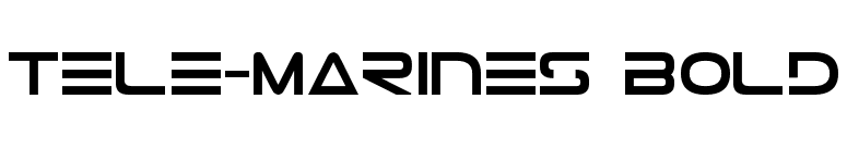 Tele-Marines Bold font preview