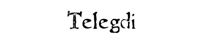 Telegdi font preview