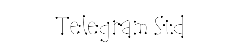 Telegram Std font preview