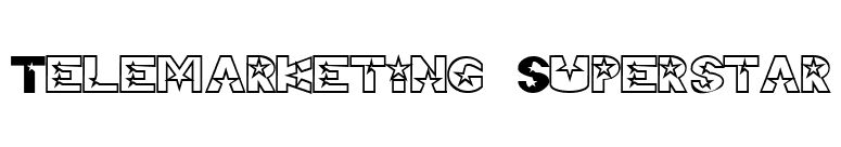 Telemarketing Superstar font preview
