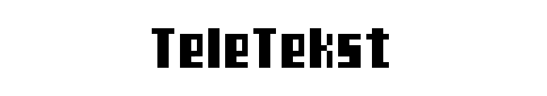 TeleTekst font preview