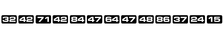 TelevisionP01 font preview