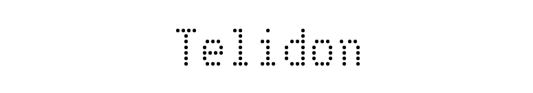 Telidon font preview