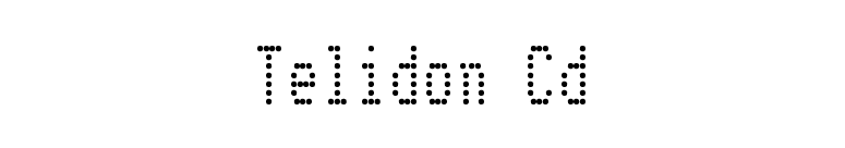 Telidon Cd font preview
