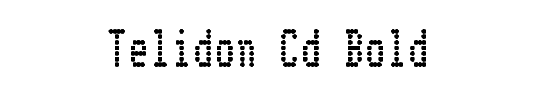Telidon Cd Bold font preview