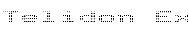 Telidon Ex font preview