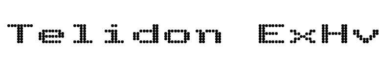 Telidon ExHv font preview