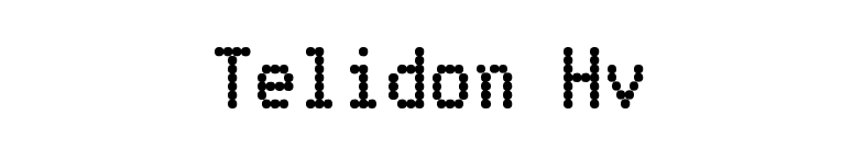 Telidon Hv font preview