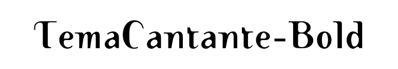 TemaCantante-Bold font preview