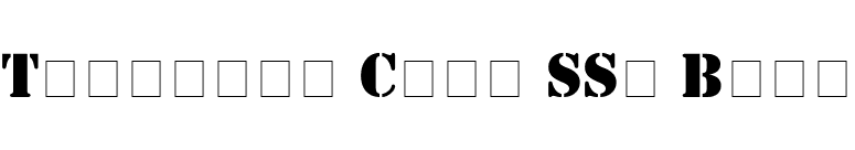 Template Caps SSi Bold font preview