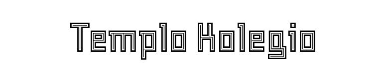 Templo Kolegio font preview