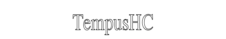 TempusHC font preview