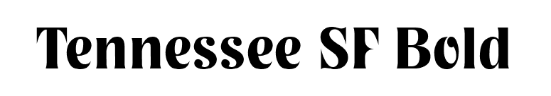 Tennessee SF Bold font preview