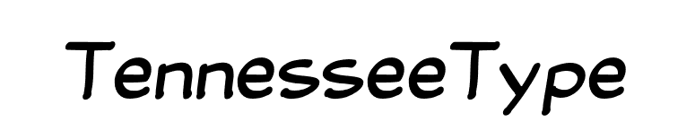 TennesseeType font preview