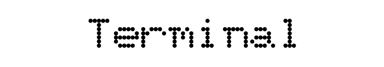 Terminal font preview