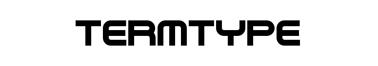 Termtype font preview