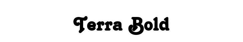 Terra Bold font preview