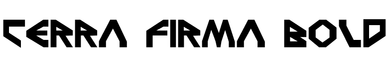 Terra Firma Bold font preview