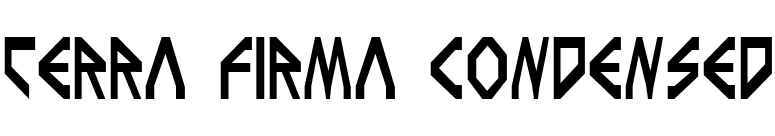 Terra Firma Condensed font preview