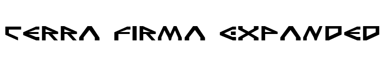 Terra Firma Expanded font preview