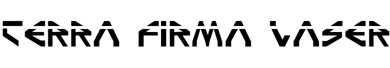Terra Firma Laser font preview