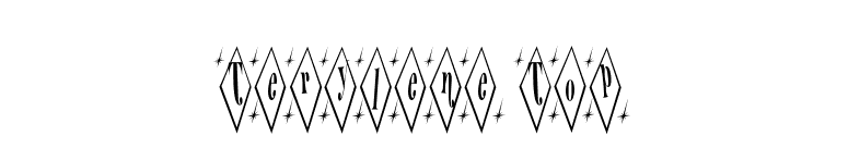 Terylene Top font preview