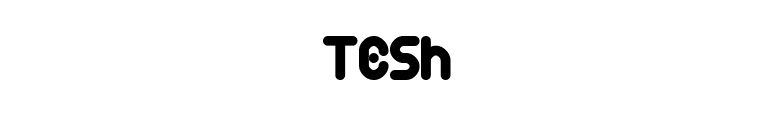 Tesh font preview