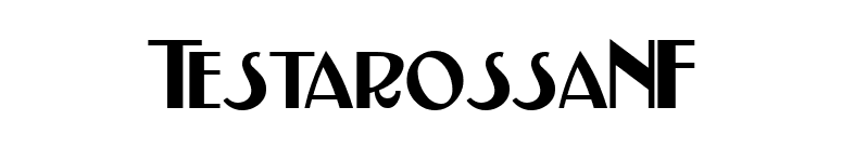 TestarossaNF font preview